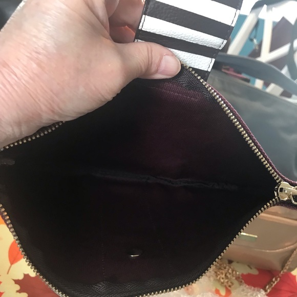 Last Price❤️Henri Bendle Black FriConvertible Backpack, and matching pouch, NWOT - Picture 12 of 16